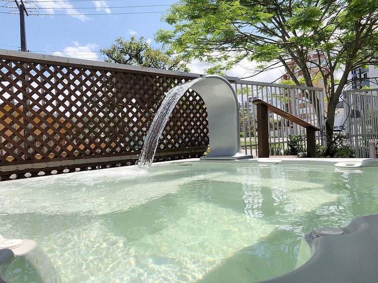 Casa de praia com jacuzzi e internet Wi-Fi