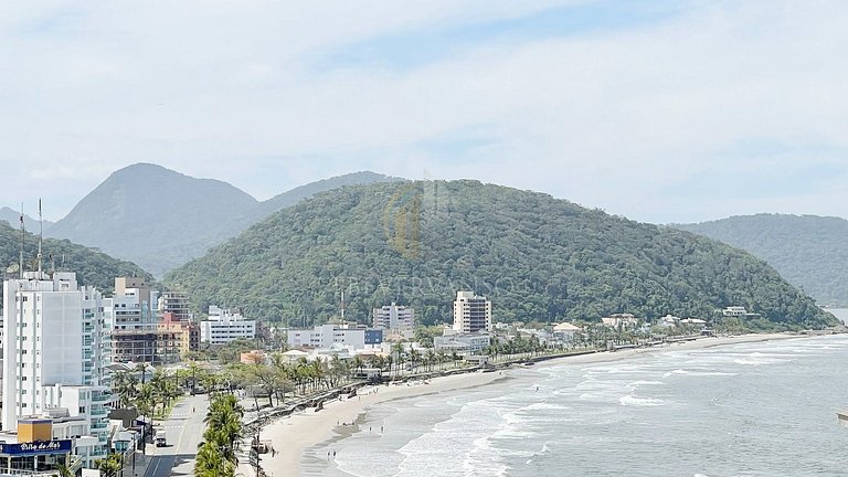 Cobertura pé na areia