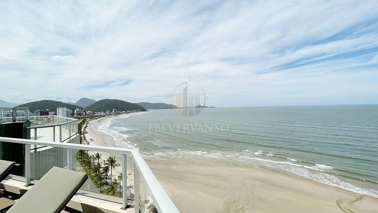 Cobertura pé na areia