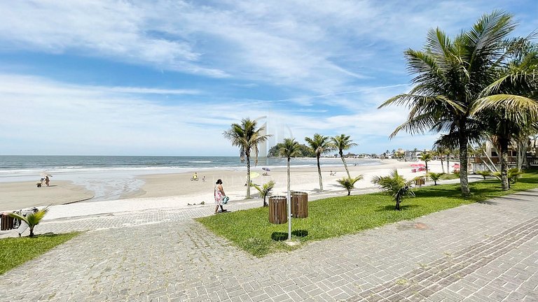 Cobertura pé na areia