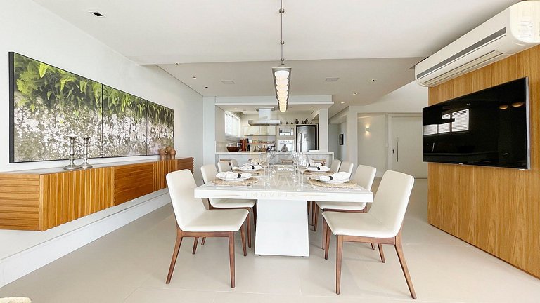 Cobertura pé na areia