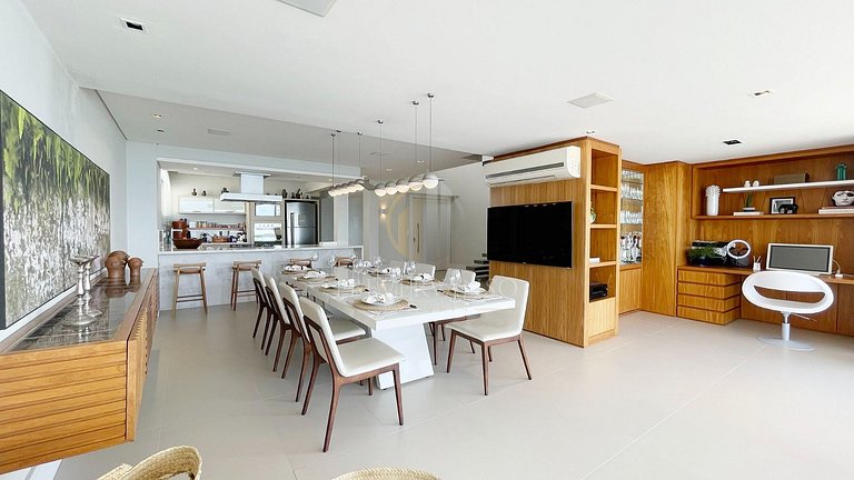 Cobertura pé na areia