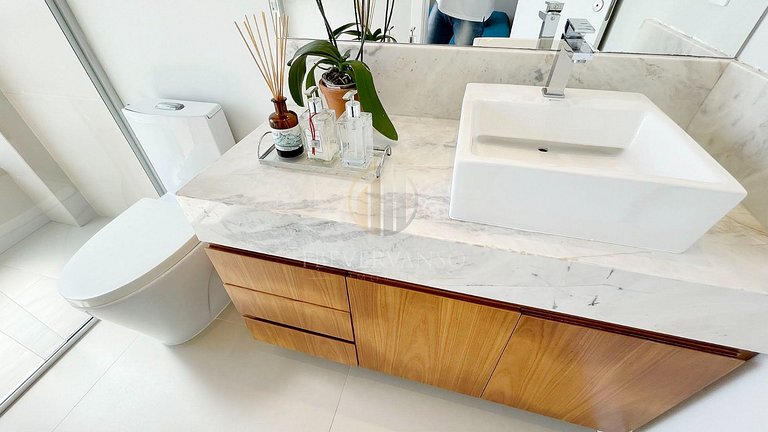 Cobertura pé na areia