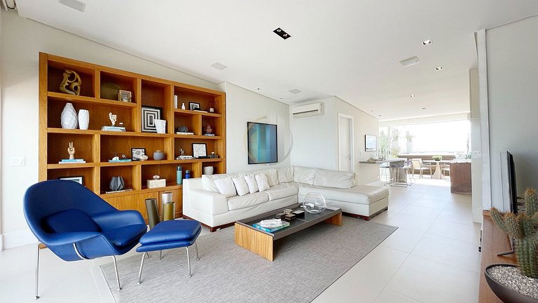 Cobertura pé na areia