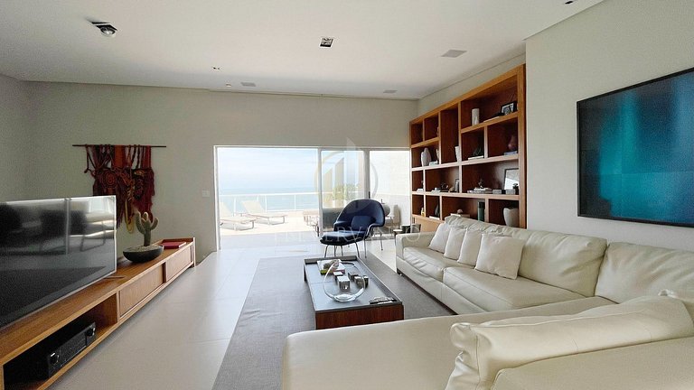 Cobertura pé na areia