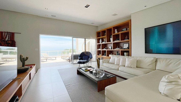 Cobertura pé na areia