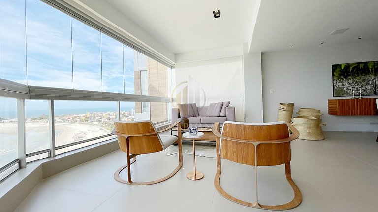 Cobertura pé na areia