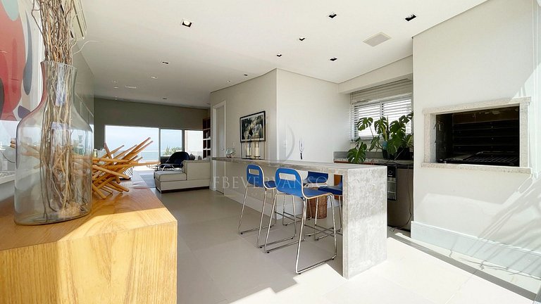 Cobertura pé na areia