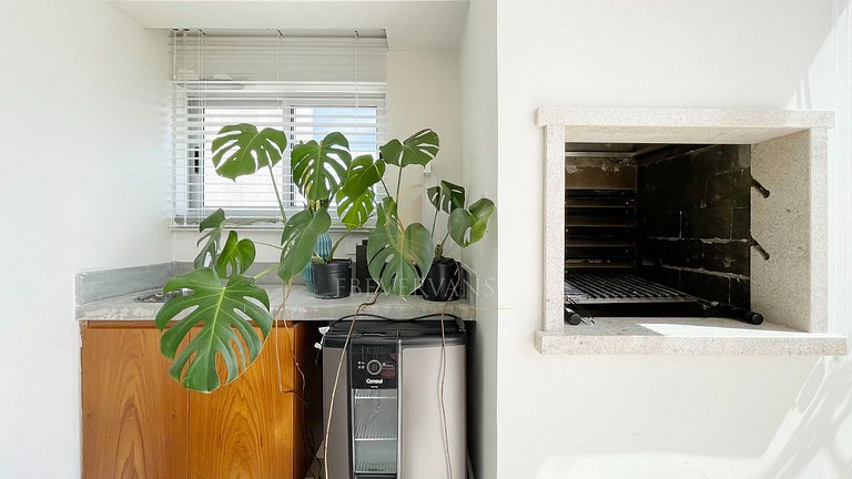 Cobertura pé na areia