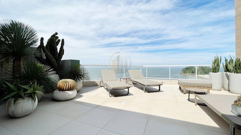 Cobertura pé na areia