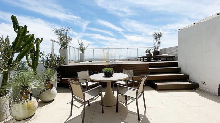 Cobertura pé na areia