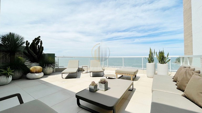 Cobertura pé na areia