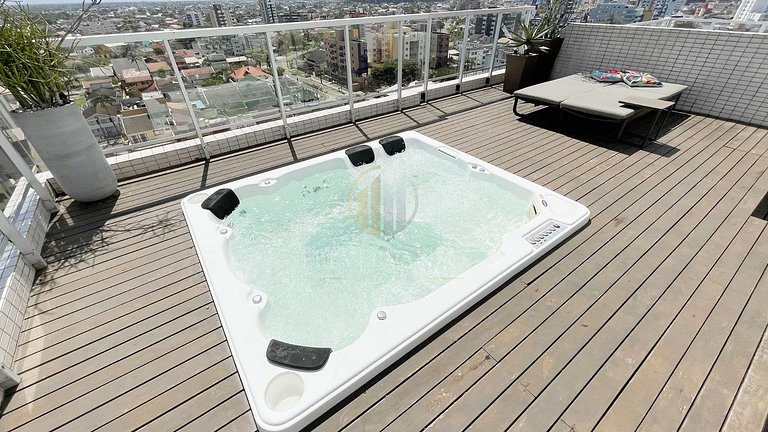 Cobertura pé na areia