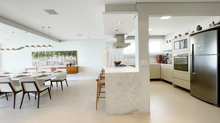 Cobertura pé na areia