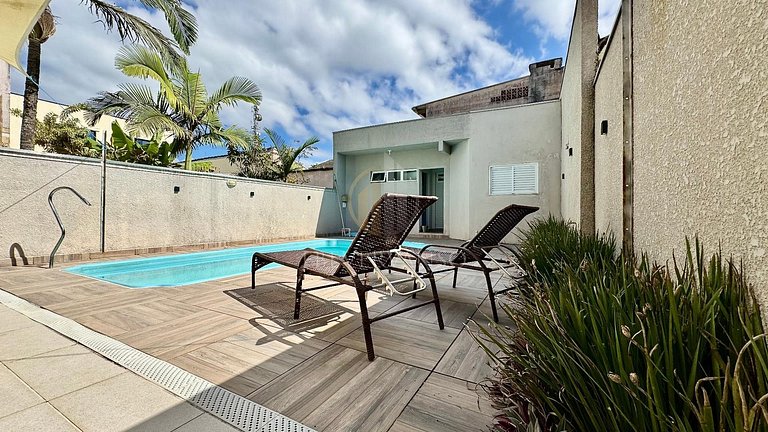 Triplex frente mar com piscina e Wi-Fi