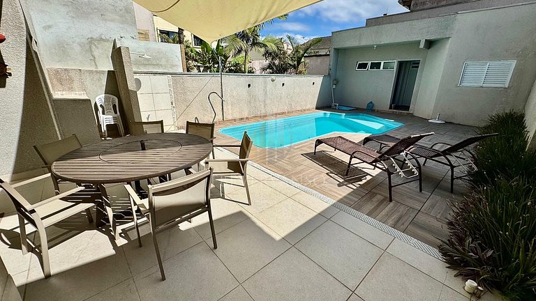 Triplex frente mar com piscina e Wi-Fi