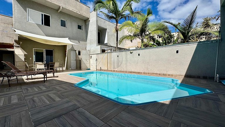 Triplex frente mar com piscina e Wi-Fi