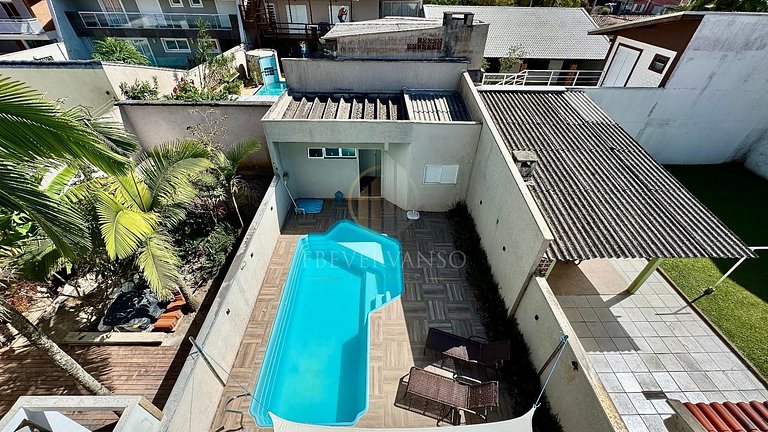 Triplex frente mar com piscina e Wi-Fi