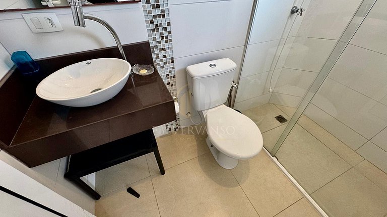 Triplex frente mar com piscina e Wi-Fi
