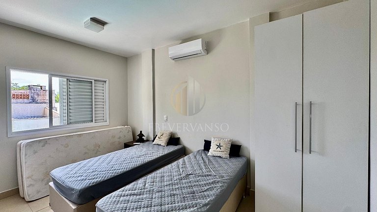 Triplex frente mar com piscina e Wi-Fi