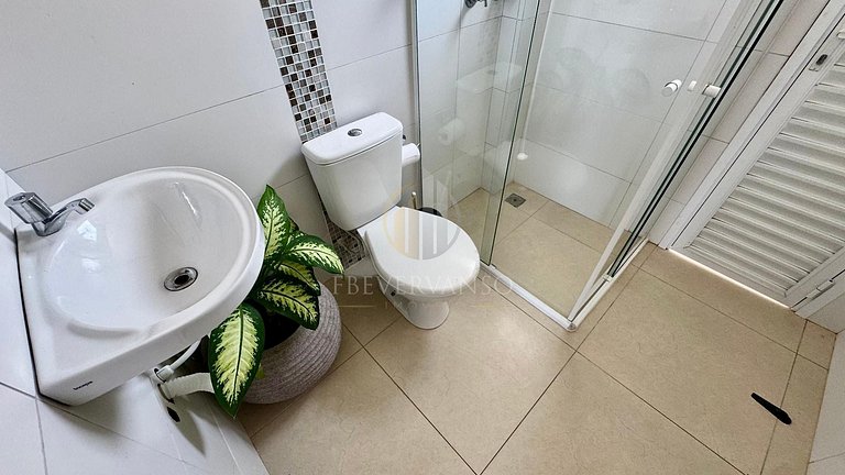 Triplex frente mar com piscina e Wi-Fi