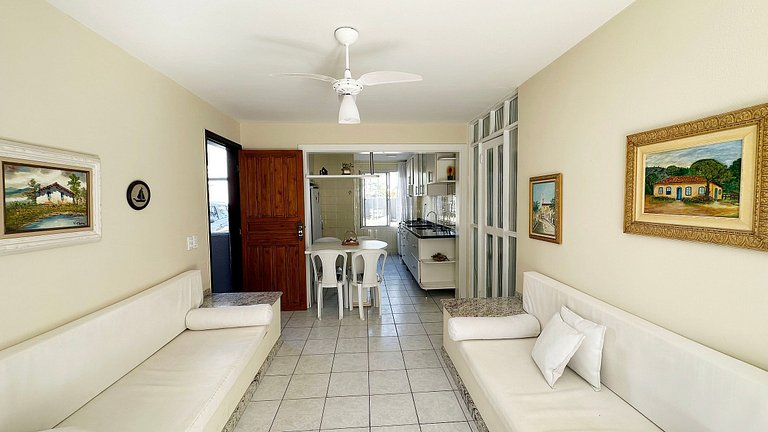 Apartamento em condomínio frente Mar - Wi-fi