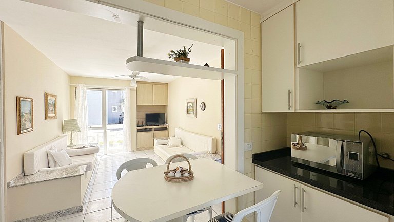 Apartamento em condomínio frente Mar - Wi-fi