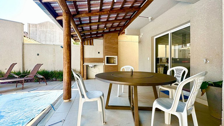 Triplex frente mar com piscina e Wi-Fi