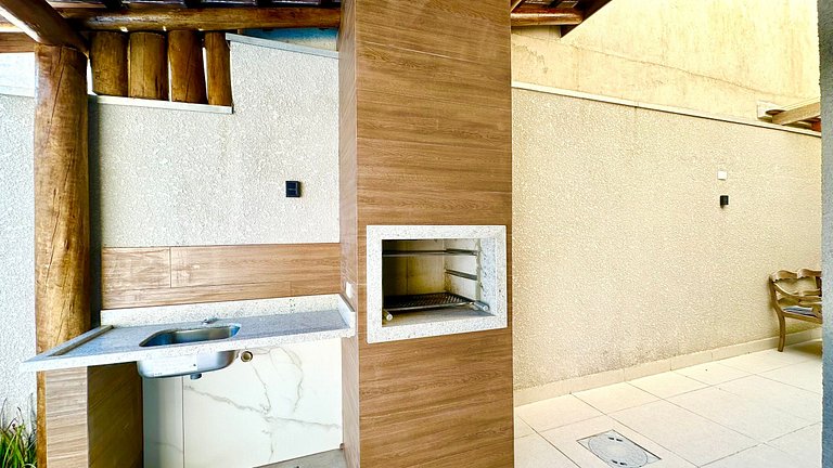 Triplex frente mar com piscina e Wi-Fi